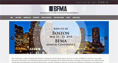 Desktop Screenshot of bfma.org
